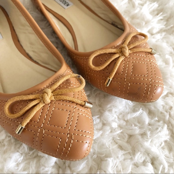 Steve Madden Illiane Quilted Leather Ballet Flats - Picture 7 of 8